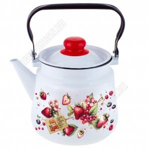 Ягодки Чайник белый 3,5л (4) 