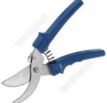 Секатор 22см возврат.пружина, фиксатор, пласт.ручка, сталь, Павлово