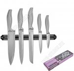 Набор цельнометаллических ножей 5 предметов в подарочной упаковке (12) 