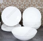 Белый Столовый набор 13пр 