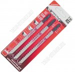 Полотна д/электролобзика по дереву, 3 шт, 75х2,5мм, HCS, EU-хвостик 