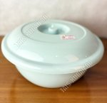 Таз с крышк  6л (d32 h15см) св.зелен (100)