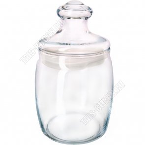 CESNI Банка 0,94л с гермет.стекл.крышкой (ф.цилиндр) п/у (12) 
