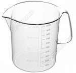 Кружка мерная 1л прозр (d12 h16см) (18) 