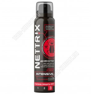 NETTRIX Аэрозоль 150мл Intensive от комаров и клещей (24) 