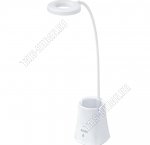 Светильник Energy пластик БЕЛЫЙ 5Вт h35см (Аккум.1200мА) USBкабель