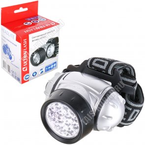 Фонарь налобн 14LED 0,7Вт,дневн.6500К,4режима (5) 