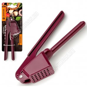 Legend Пресс для чеснока (нерж) L16 5х3см,бордо (12) 
