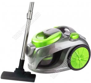 Пылесос 2600Вт. мощность всасывания 460Вт.,пылесборник 3.5л.(контейнер пластик) 5-ти ступенчатая фильтрация, цвет зеленый 