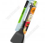 Strict Лопатка (нержавейка+нейлон) L34см,отверстие д/подвешивания,черный/серебристый (12) 