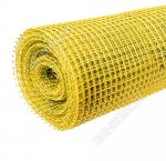 Сетка садовая 1х20м, ячейка 1,5х1,5см,желтый,пластик 