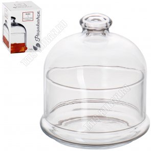 Вазочка д/меда,варенья 500мл (h13,5 d11см) с крышкой Basic п/у 