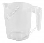 Кувшин мерный 0,6л прозр (d10 h11см) 
