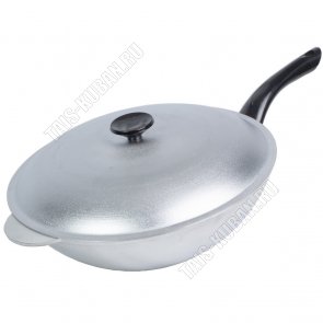 Сковорода-Вок d30 h10см с металлической крышкой (6) 