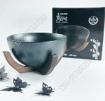 Blackwood Салатник d18 h9,5см на бамбуковой подставке (12)