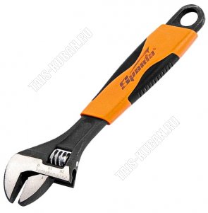 Ключ разводной.250мм двухкомп.ручк. из кован.стали (6) 