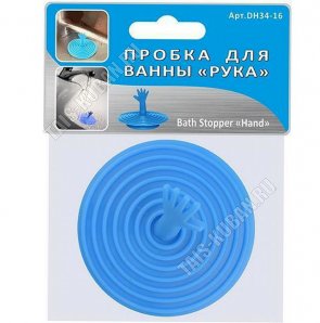 Пробка д/ванной д/отверст.d4,4-5,5см 