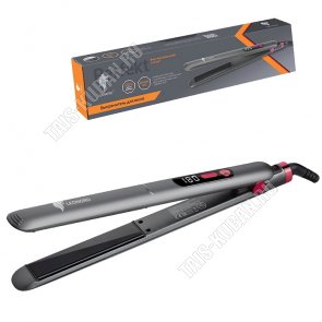 Выпрямитель д/волос, керамич. 50Вт пласт.25х110мм,6реж,графит (12) 