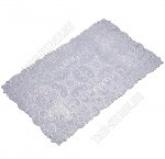 Ажурная салфетка, бел.перламутр, прям (60х100см) 