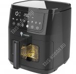 Аэрогриль 1600Вт 6,5л чаша А/П, черный (1)