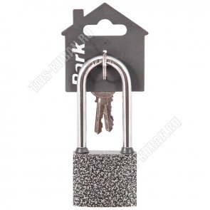 Замок навесной 106х42х21см, длин.дужка,сталь/чугун, 3ключа (12) 