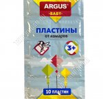 ARGUS BABY Пластины 10шт б/запаха, до 12ч, от 3х лет (250) 