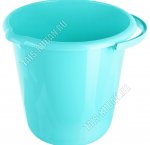 Ведро 10л с носик, аквамарин, круг (d27 h29см) (5) 