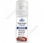 Краска с аппликатором 75мл бесцветная для обуви,гладкой кожи,акриловая эмульсии (48) 