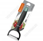 Shape Овощечистка поперечная (нержавеющая сталь+пластик) L18 7х2см,черно-бирюзлвый (12) 