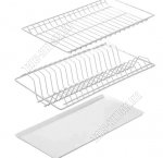 Сушилка д/посуды в шкаф (L56,5х25,5см h7см) белый (1) 