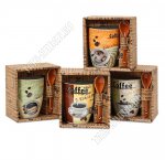 Кружка п/у + ложка 340мл 