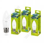 Ergolux-Свеча E27 9Вт, нейтрал(дневн) 4500К (аналог 80Вт обыч.лампы) (10)