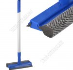 Окономойка телескоп.алюм.ручка L110см,насад.L20см,синий (2) 
