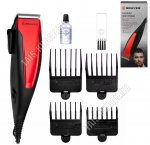 Машинка для стрижки (сеть) 15Вт, красный/черный (20) 