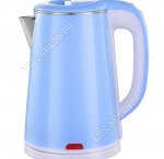 Чайник пластик+нерж. 2,0л 1800Вт диск,2-ые стенки (внутр.нерж.сталь) (12)