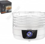 Сушилка д/овощей и фруктов эл. 250Вт, 5прозрачн.поддон.12л, круглая (4) 