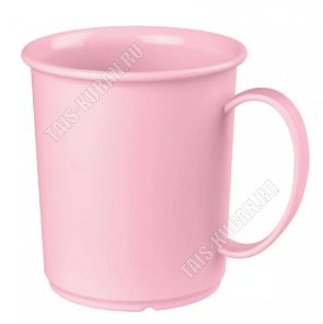 Кружка детск. 0,18л розовый (d7 h8см) (18) 