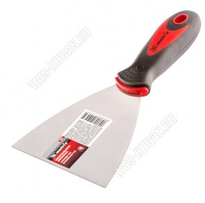 Шпательная лопатка из нерж.стали, 100мм, 2-комп.ручка 