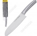 ROMANO Нож сантоку (цельнометаллический) L17см (12) 