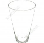 Ваза для цветов EVIS (ф.конус) h18,5см 