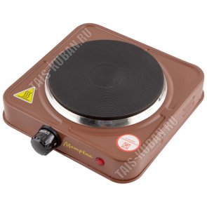 Плита эл.эмаль/1конф. БЛИН d15,5см, 1000Вт,коричневый (10) 