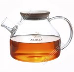 Чайник заварочный (стекло+бамбук) 1,2л 