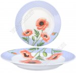 Ситец Мак Тарелка плоская d20см (ф.идиллия) б/уп (20) 