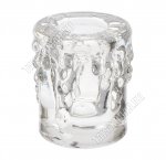 Подсвечник (стекло) на 1свечу h6см d5см 