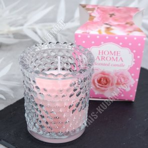 Свеча (парафин) арома, в стакане d6 h5,5см