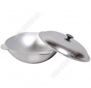 Казан татарский (д/плова)  4,0л d31 h10см с металлической крышкой (5) 