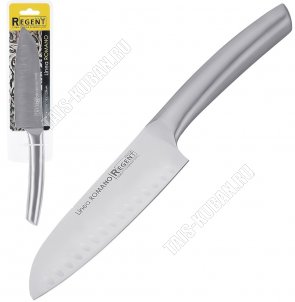 ROMANO Нож сантоку (цельнометаллический) L12,5см (12) 