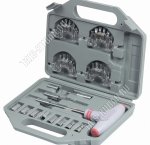 Н-р бит и голов. с отвертк. Т-образ.ручк.36пр (27бит L25мм,Philips,Torx,8гол:4,6,7,8,9,10,11,12мм) пласт.кейс. 