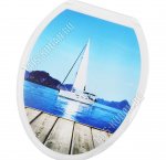 Сиденье жестк,ламинир 