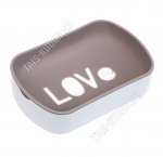 Мыльница прям,с поддон. L13х8,5 h3см 